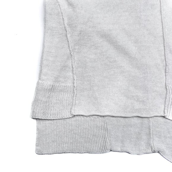 Eileen Fisher Linen Ribbed Knit Shawl V-Neck Pullover Sweater Vest Size S - Picture 4 of 10